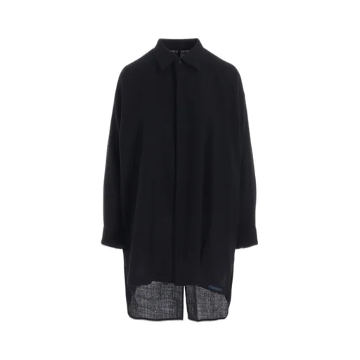 Wool Viyella Double Placket Blouse