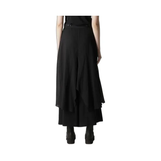 Ta/Pe Crepe De Chine 2 Layered Flare Pants