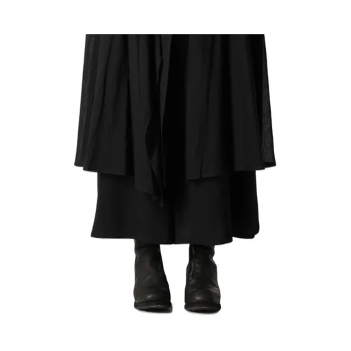Ta/Pe Crepe De Chine 2 Layered Flare Pants
