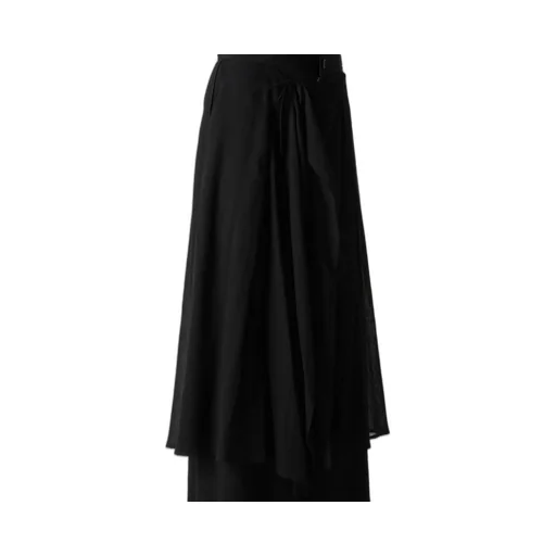 Ta/Pe Crepe De Chine 2 Layered Flare Pants
