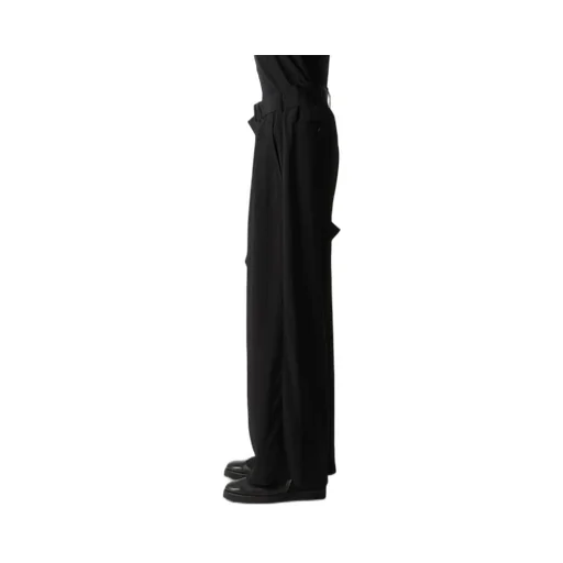 Ta/Pe Crepe De Chine R Draped Wide Pants