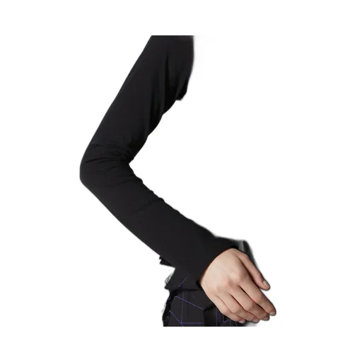 Cotton Single Jersey Highneck Long T C