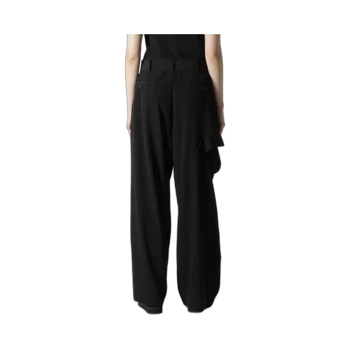 Ta/Pe Crepe De Chine R Draped Wide Pants