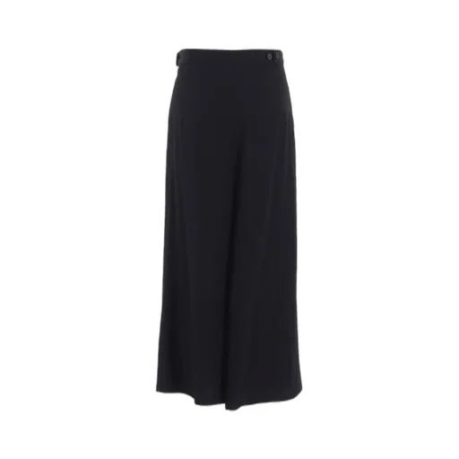 Wool Gabardine Flare Pants