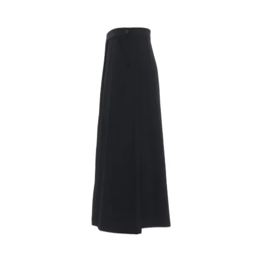 Wool Gabardine Flare Pants
