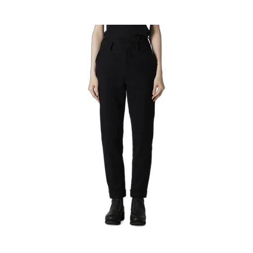 Shrinked Wool Serge Cuffed Hem Pants