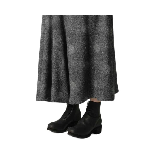 Wool Shadow Dot Flare Pants