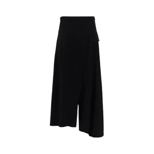 Ta/Pe Crepe De Chine Flare Pants