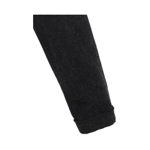 Tweed Cloth Cuffed Hem Pants