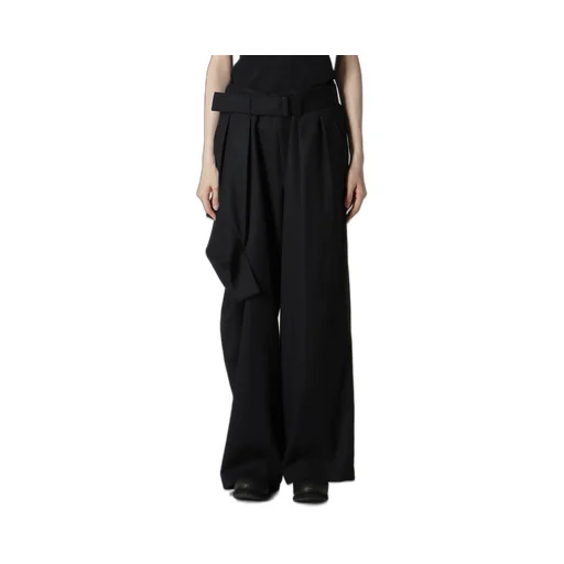 W/Saxony R Draped Wide Pants