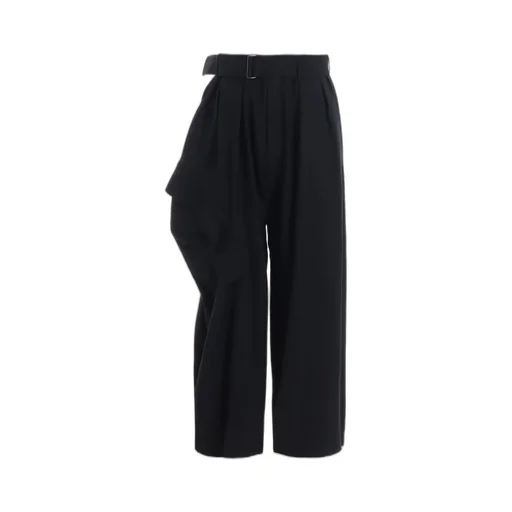 W/Saxony R Draped Wide Pants