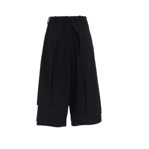 Gabardine F Button Wrap Pants