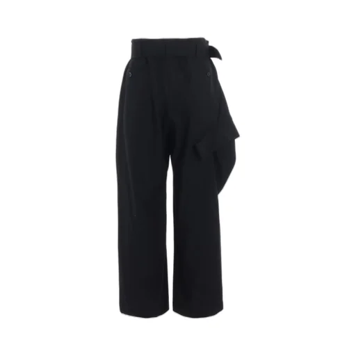 W/Saxony R Draped Wide Pants