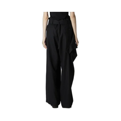W/Saxony R Draped Wide Pants