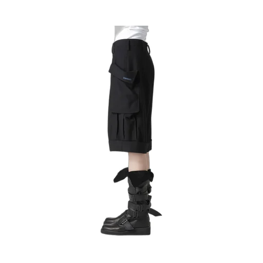 Flannel Short Cargo Pants