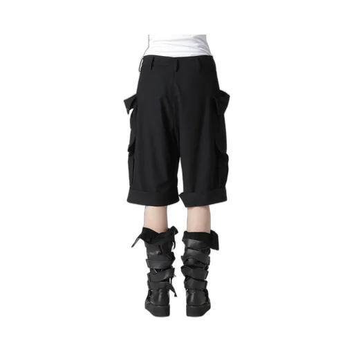 Flannel Short Cargo Pants