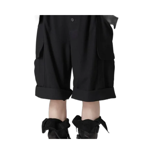 Flannel Short Cargo Pants