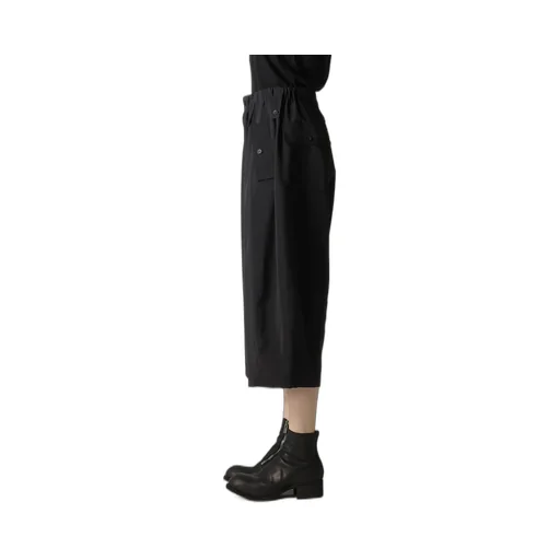 Ny/Si Taffeta Flap D Wide Pants