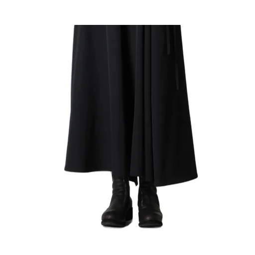 Gabardine L Gathered Flare Skirt
