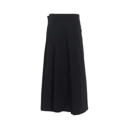 Wool Gabardine Long Skirt