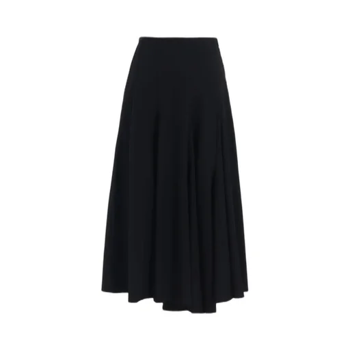 Gabardine Flared Skirt