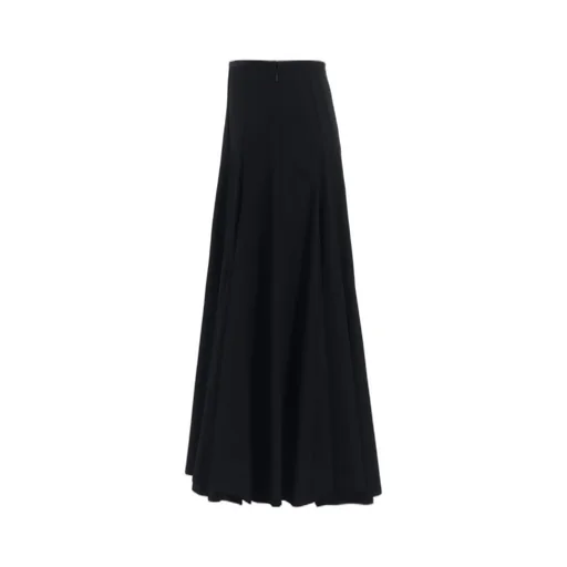 Gabardine Flared Skirt