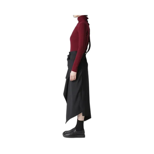 Gabardine 2Way Suspender Skirt
