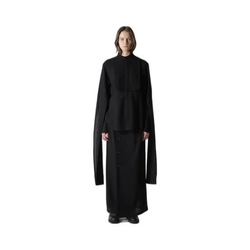 Soft Wool A High Waist Skirt