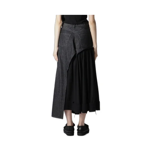 11.5Oz Denim L Cut Off Combination Skirt