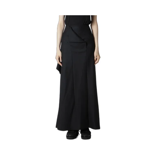 W/Saxony B Draped High Waist Skirt