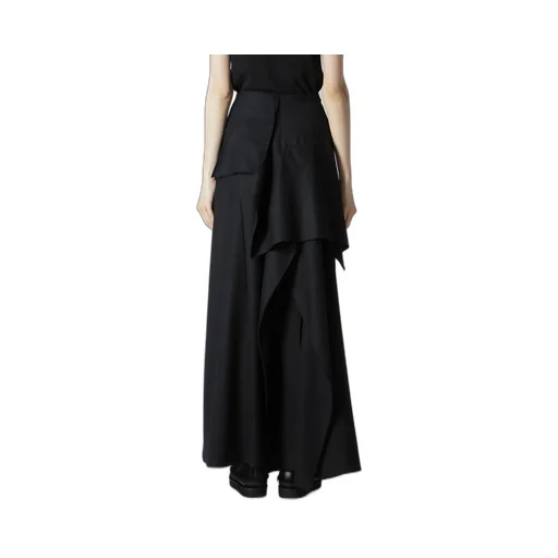 W/Saxony B Draped High Waist Skirt