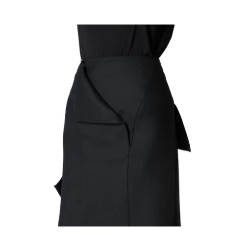 W/Saxony B Draped High Waist Skirt