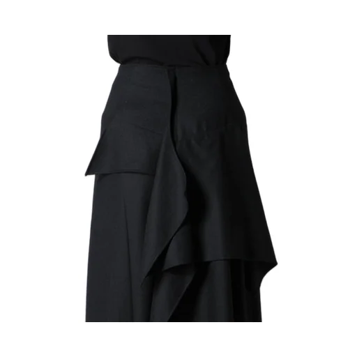 W/Saxony B Draped High Waist Skirt