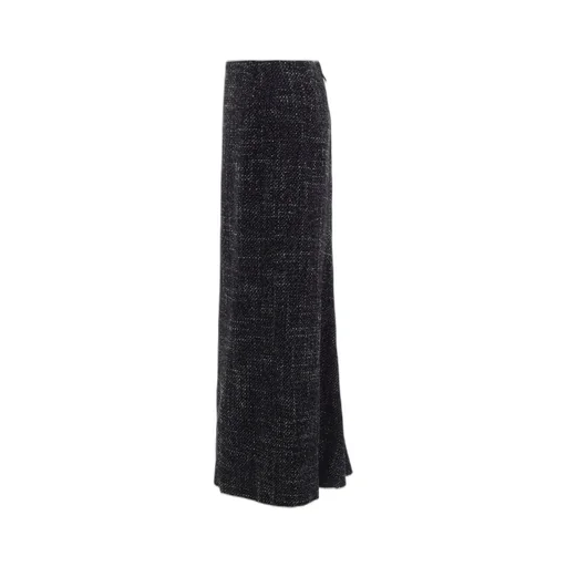 Handmade Tweed Back Zipper Skirt