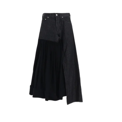 11.5Oz Denim L Cut Off Combination Skirt