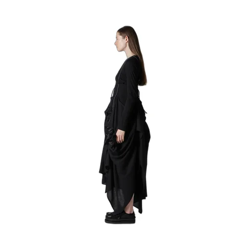 Flannel Box D Gathered Suspender Skirt