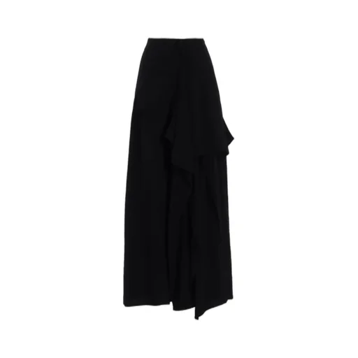 Ta/Pe Crepe De Chine B Draped High Waist Skirt