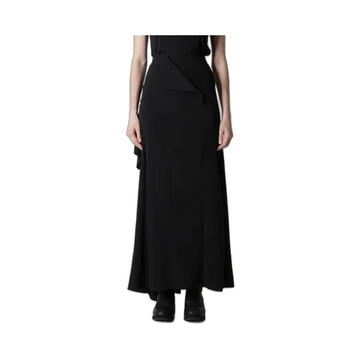 Ta/Pe Crepe De Chine B Draped High Waist Skirt