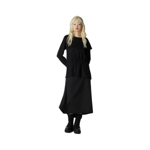 Wool Gabardine Box Skirt