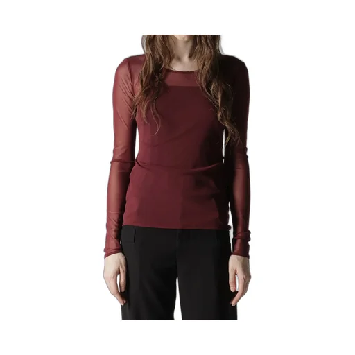 Tulle Tight Long Sleeve T-Shirt