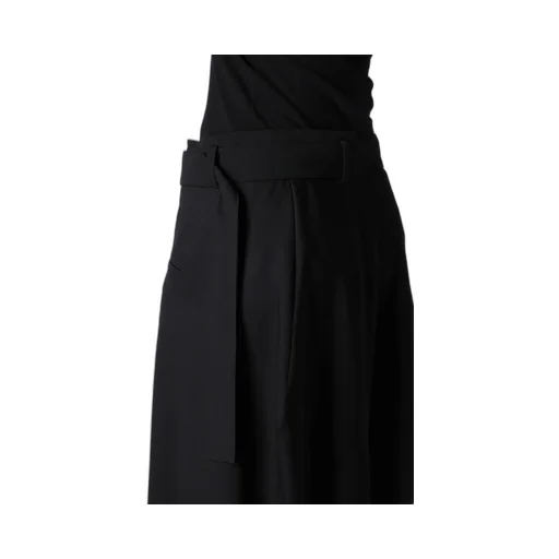 Wool Gabardine Box Skirt