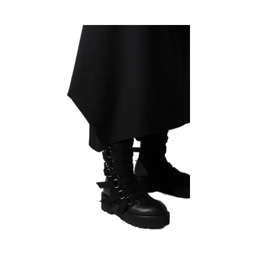 Wool Gabardine Box Skirt