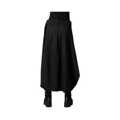 Wool Gabardine Box Skirt