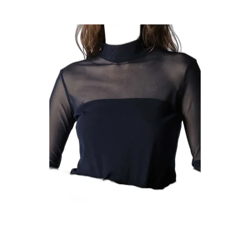 Tulle Turtle Neck T-Shirt