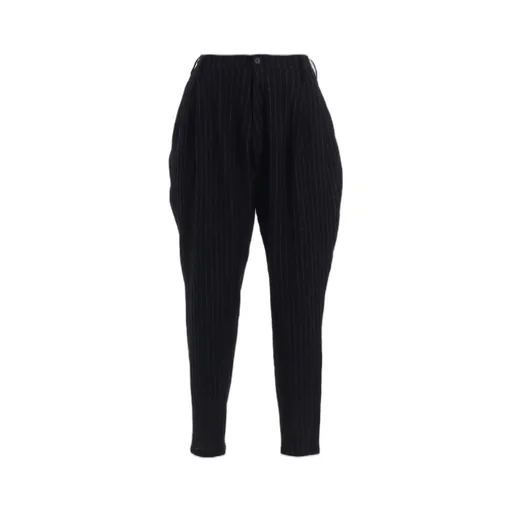 Stripe Gauze Tuck Slim Pnats