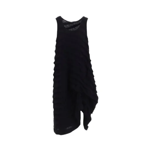 Twist Jacquard Pocket Tuck Dress