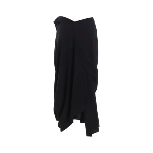 Milled Gabardine Twist Skirt