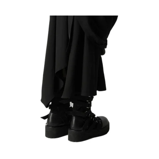 Milled Gabardine Twist Skirt
