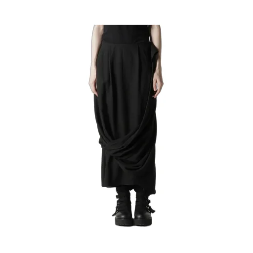 Milled Gabardine Twist Skirt