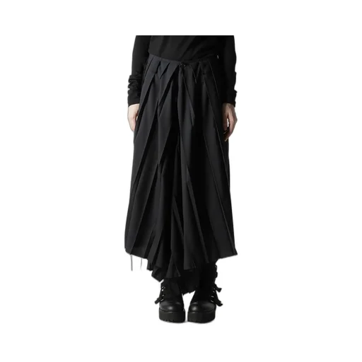 Tropical Pleats Wide Pants